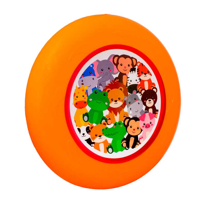 Frisbee Recreativo Neón Sticker