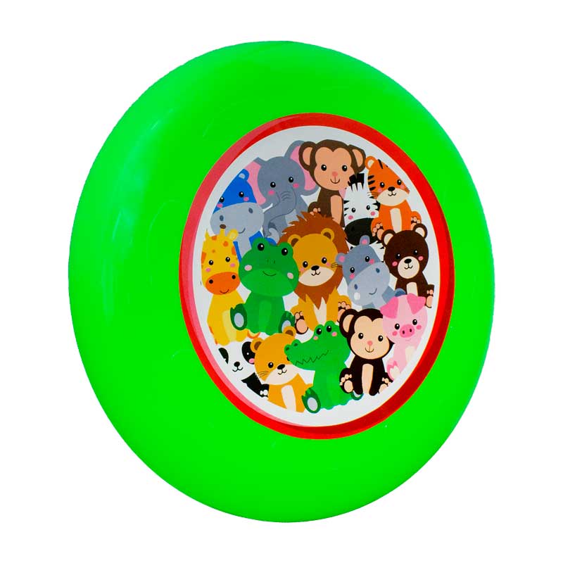 Frisbee Recreativo Neón Sticker