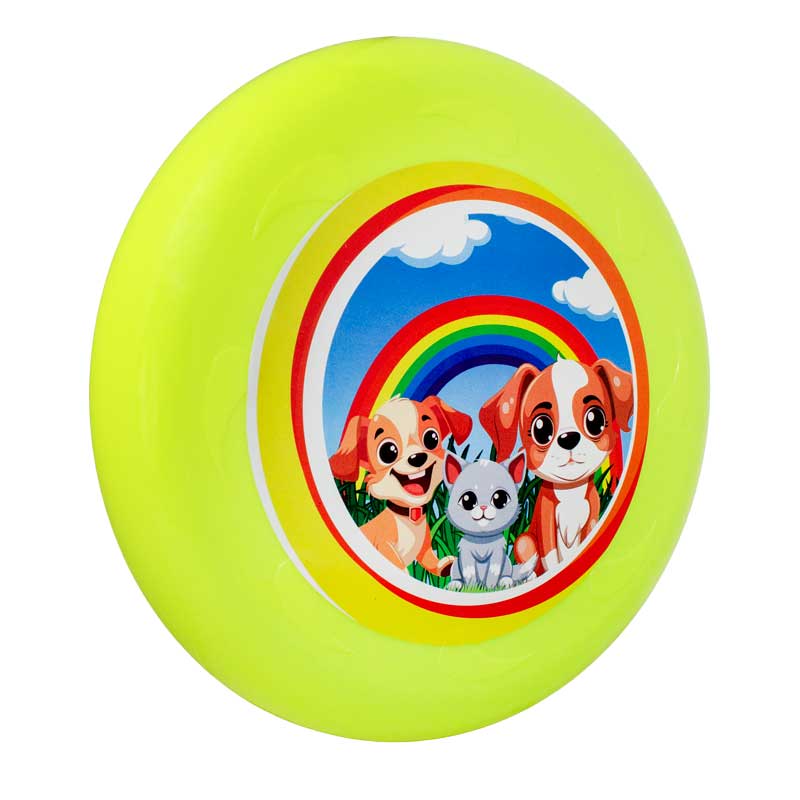 Frisbee Recreativo Neón Sticker