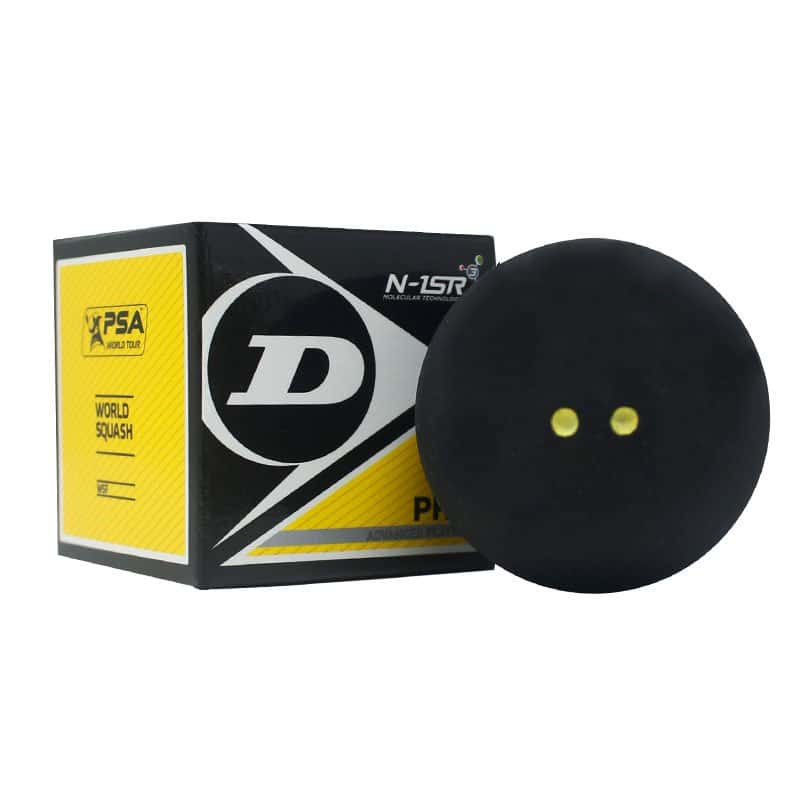 Pallina Da Squash Dunlop - Singolo Punto, Nero, 35 Mm, Ufficiale PSA - Foto 6