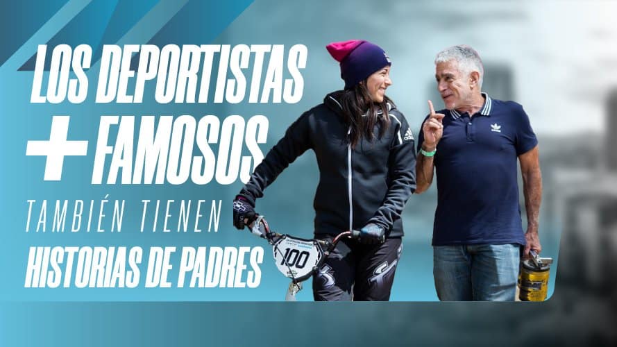 Los deportistas más famosos también tienen historias de ser padres o hijos