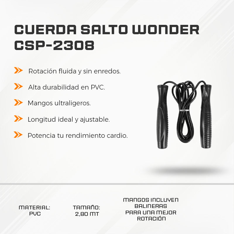 Cuerda Salto Wonder CSP-2308