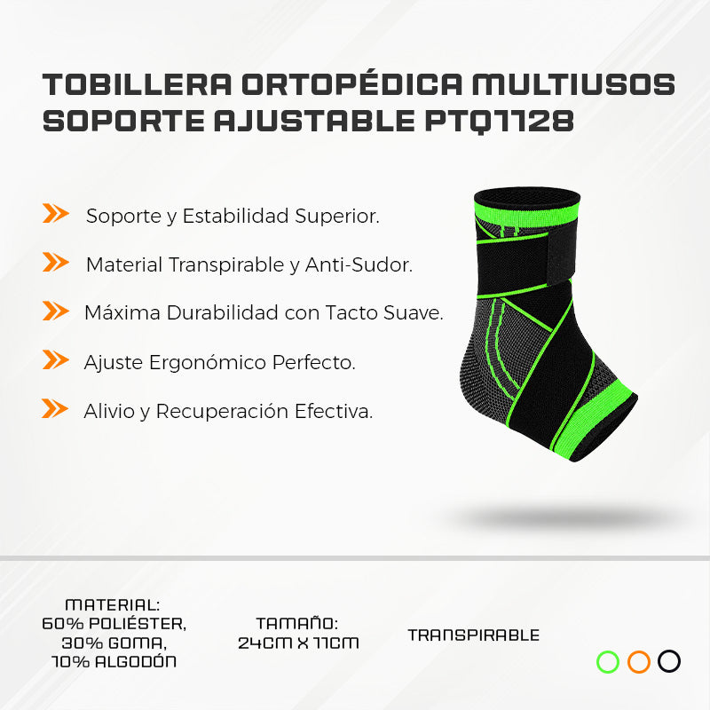 Tobillera Ortopédica Multiusos Soporte Ajustable PTQ1128
