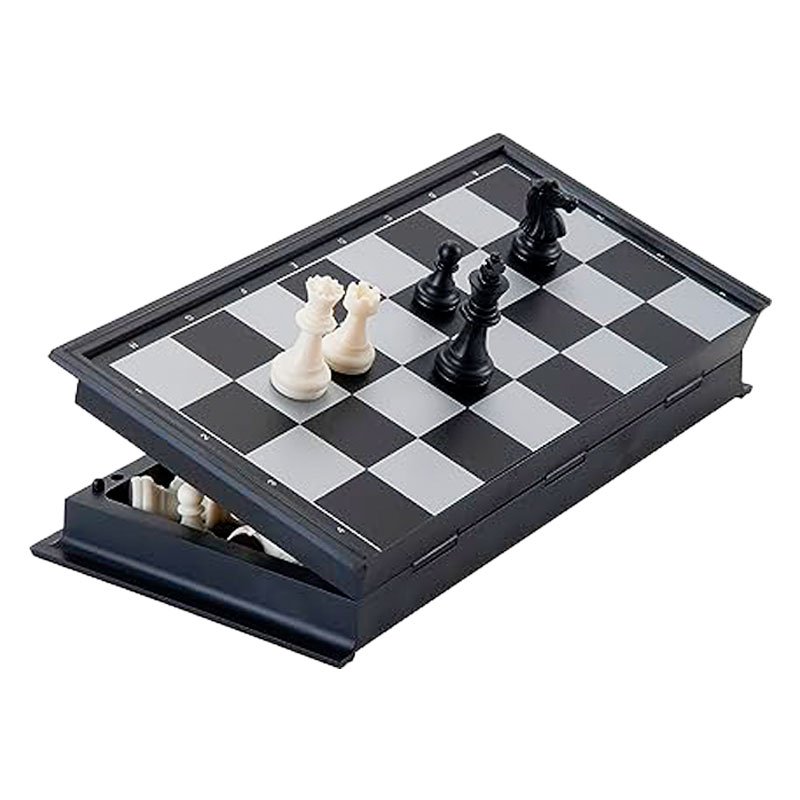 Juego de ajedrez magnético: tablero de ajedrez de viaje portátil con imán, diseño plegable, perfecto para niños y adultos Juego de ajedrez magnético: tablero de ajedrez de viaje portátil con imán, diseño plegable, perfecto para niños y adultos