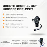 Careta Snorkel Set Wonder NSP-2267