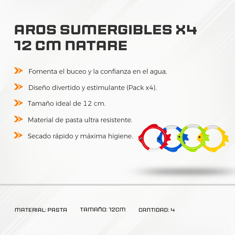 Aros sumergibles X4 12 CM NATARE