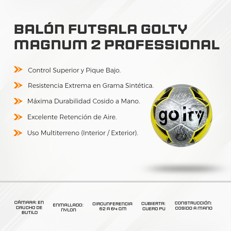 Balón Futsala Golty Magnum 2 Professional