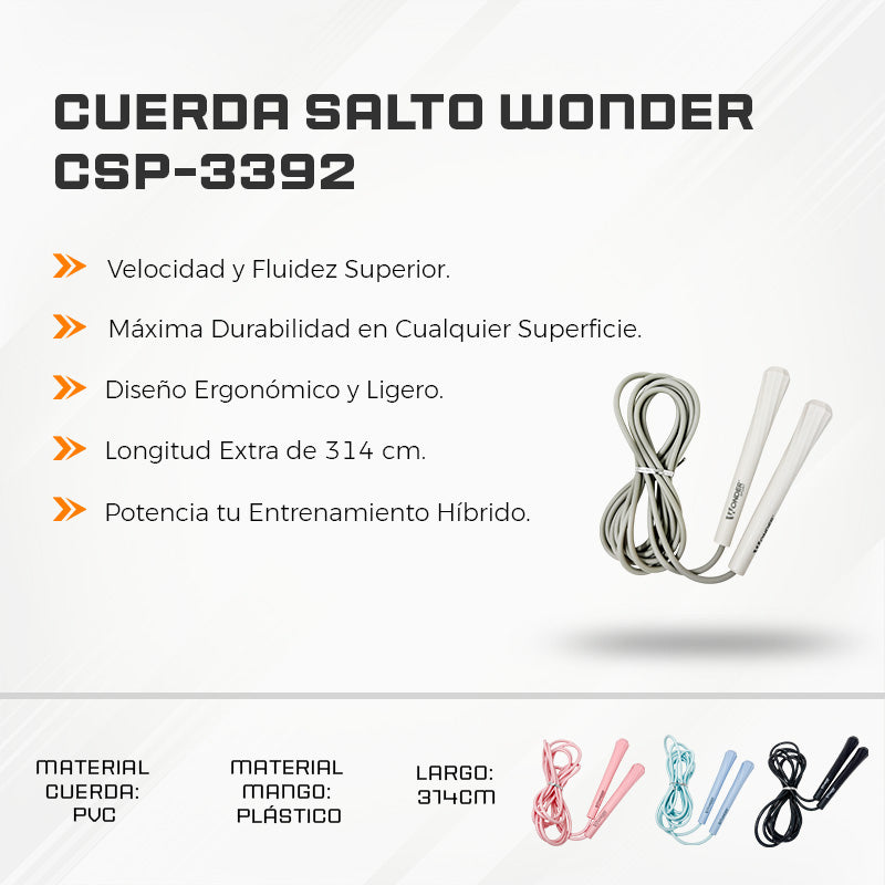Cuerda Salto Wonder CSP-3392