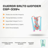 Cuerda Salto Wonder CSP-3394