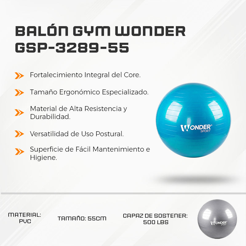 Balón Gimnasia Wonder GSP-3289-55
