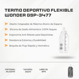 Termo Deportivo Flexible Wonder GSP-3477