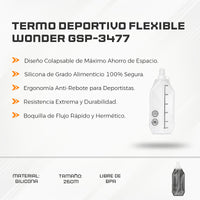 Termo Deportivo Flexible Wonder GSP-3477