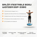 Balón Inestable Bosu Wonder GSP-3380