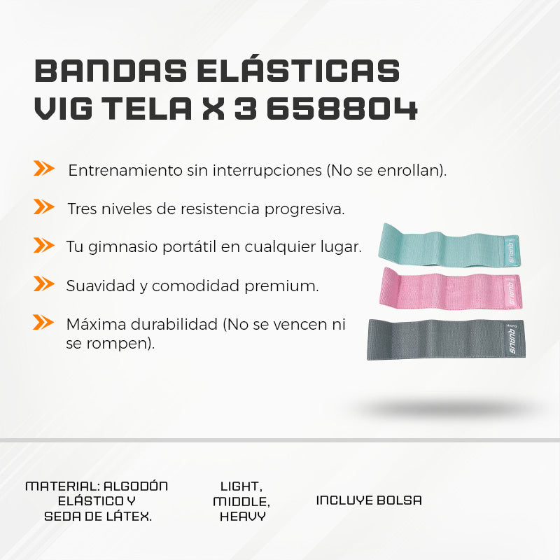 Banda Elástica VIG TELA X 3 658804