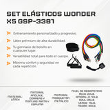 Set Elásticos Wonder X5 GSP-3381