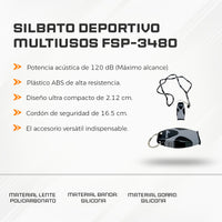 Silbato Deportivo Multiusos FSP-3480