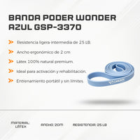 Banda Poder Wonder Azul GSP-3370