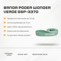 Banda Poder Wonder Verde GSP-3370