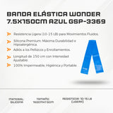 Banda Elástica Wonder 7.5x150cm Azul GSP-3369