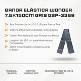 Banda Elástica Wonder 7.5x150cm Gris GSP-3369