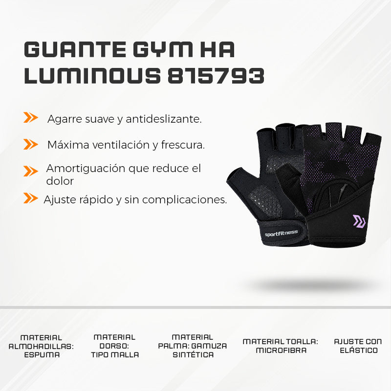 Guante GYM HA LUMINOUS 815793