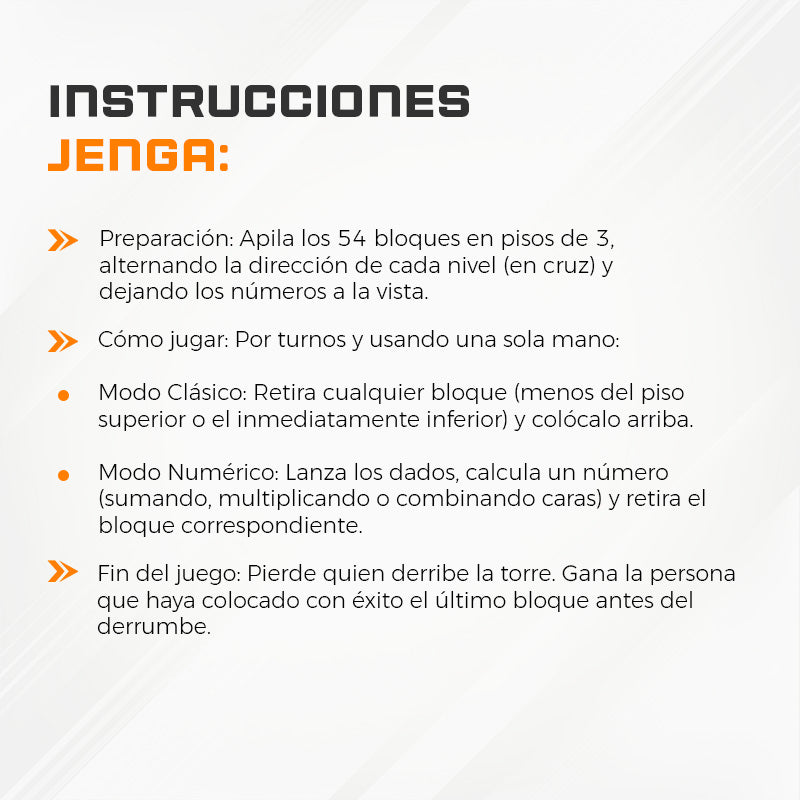 Jenga Didáctico PTP18258