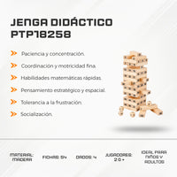 Jenga Didáctico PTP18258