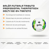 Balón Futsala Tributo Profesional THERMOTECH Golty 62-64 T661272