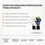 Guantes Arquero Profesional Tributo Golty