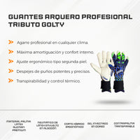 Guantes Arquero Profesional Tributo Golty