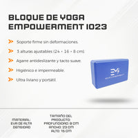 Bloque Yoga EMPOWERMENT I023