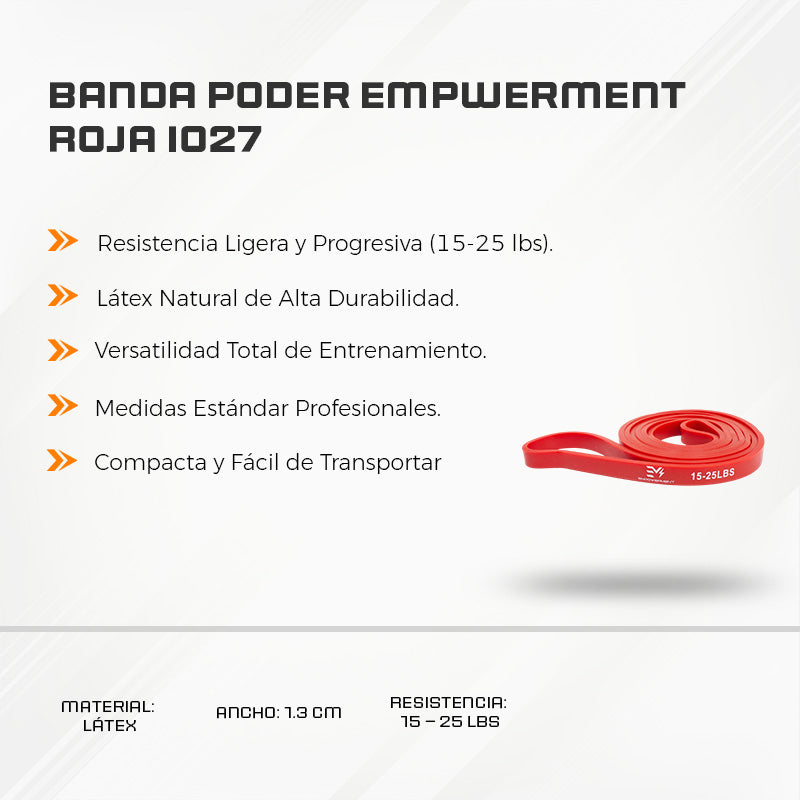 Banda Poder Empwerment Roja I027