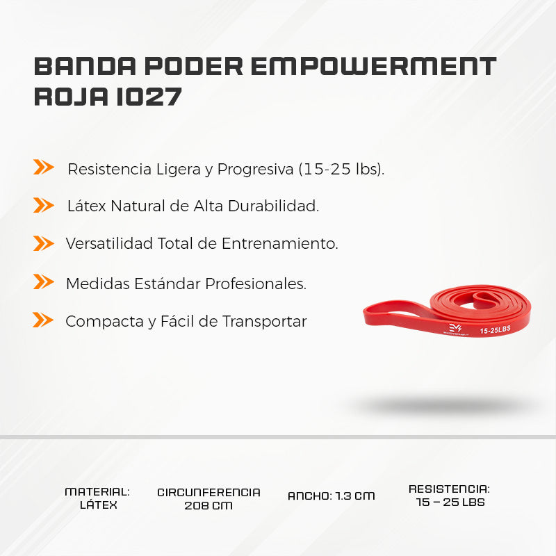 Banda Poder Empowerment Roja I027