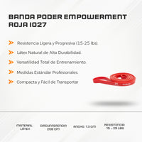 Banda Poder Empowerment Roja I027