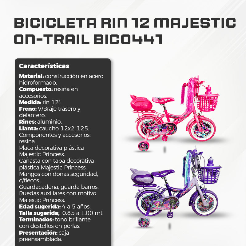 Bicicleta Rin 12 MAJESTIC On-Trail BIC0441