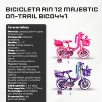 Bicicleta Rin 12 MAJESTIC On-Trail BIC0441