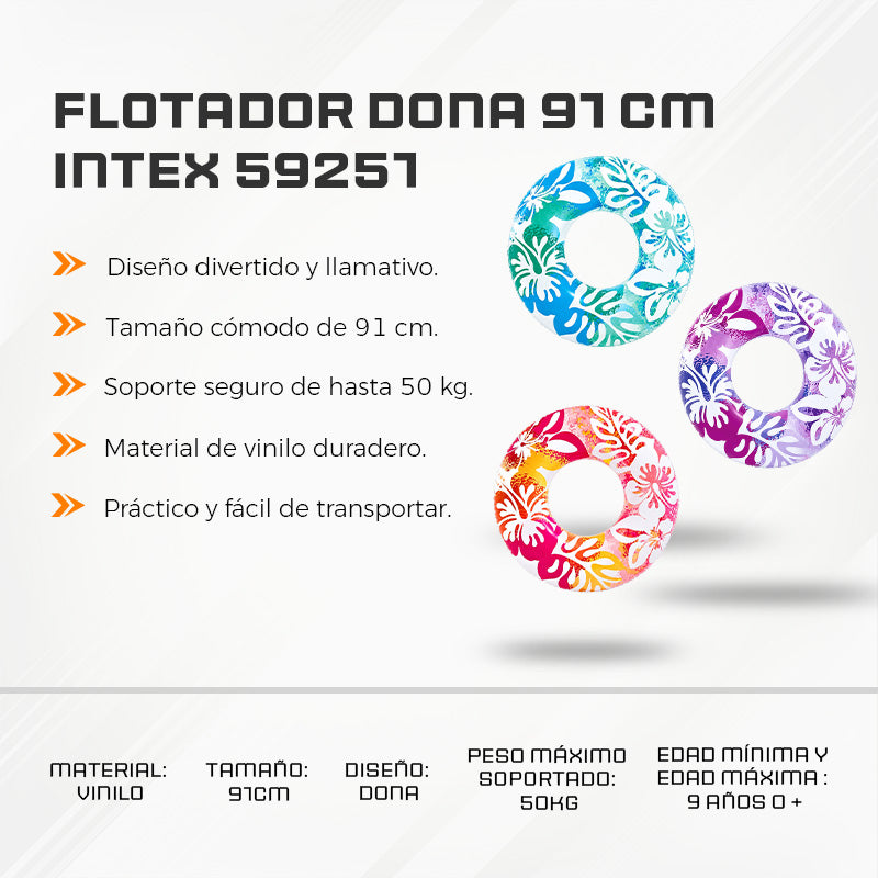 Flotador Dona 91 CM Intex 59251