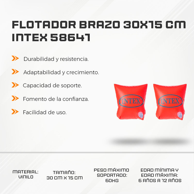 Flotador Brazo 30X15 CM Intex 58641