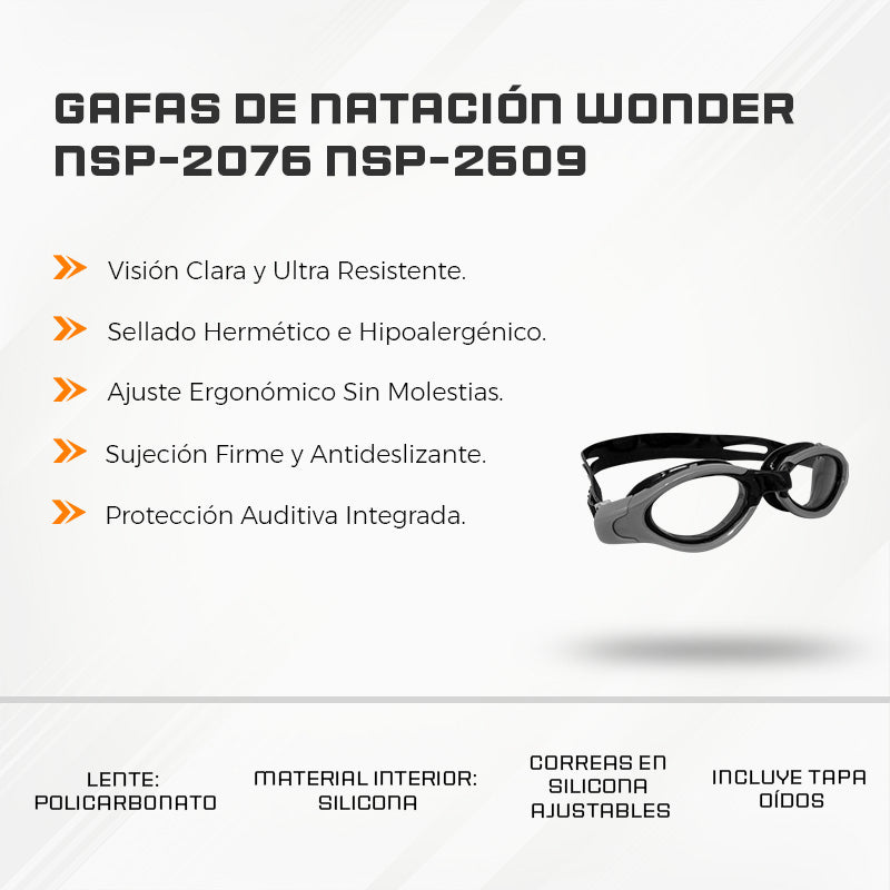 Gafas de Natación Wonder NSP-2076 NSP-2609