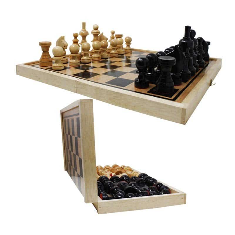 Ajedrez Madera 40x40 Wonder