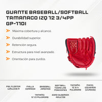 Guante Baseball/Softball Tamanaco Izq 12 3/4PP GP-110I