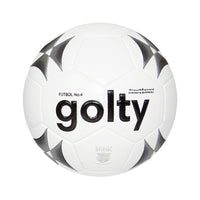 Balón Fútbol Golty Tradicional Blanco Negro N4