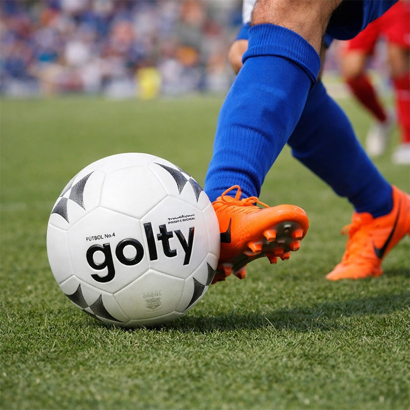 Balón Fútbol Golty Tradicional Blanco Negro N4