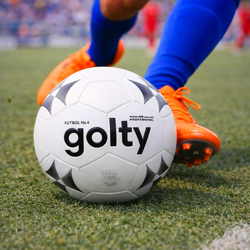 Balón Fútbol Golty Tradicional Blanco Negro N4