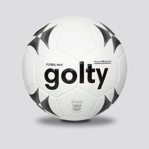 Balón Fútbol Golty Tradicional Blanco Negro N4