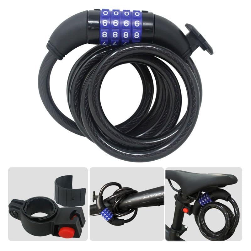Candado Bicicleta Cable Espiral GW