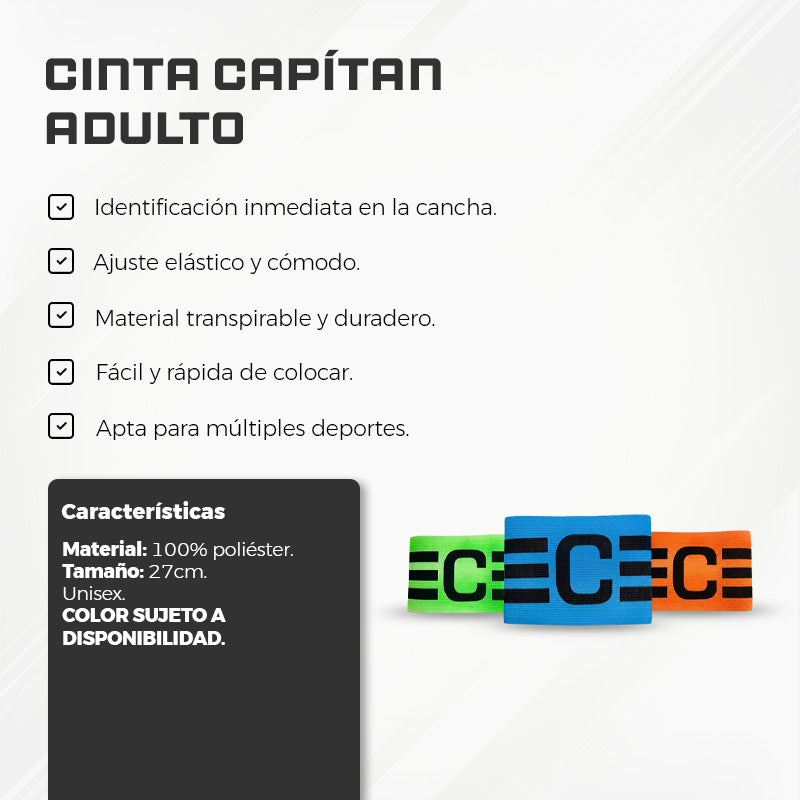 Cinta Capítan Adulto