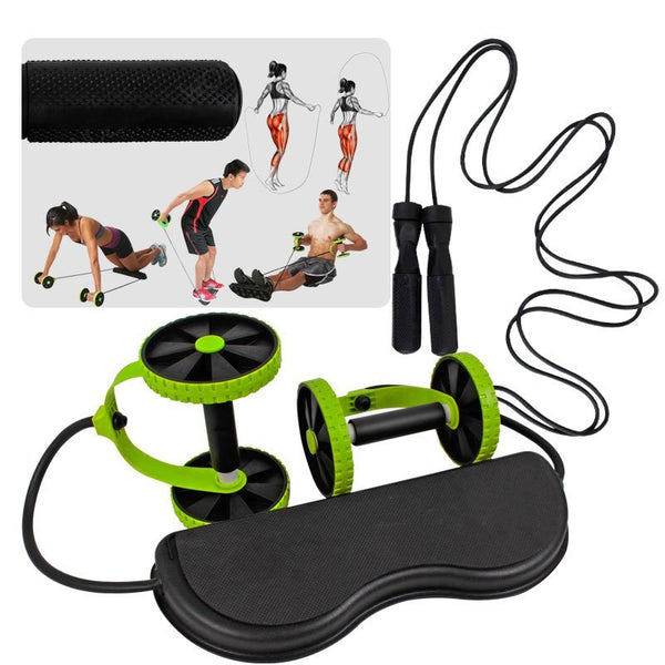 Combo Cuerda Salto Rueda Abdominal Revoflex