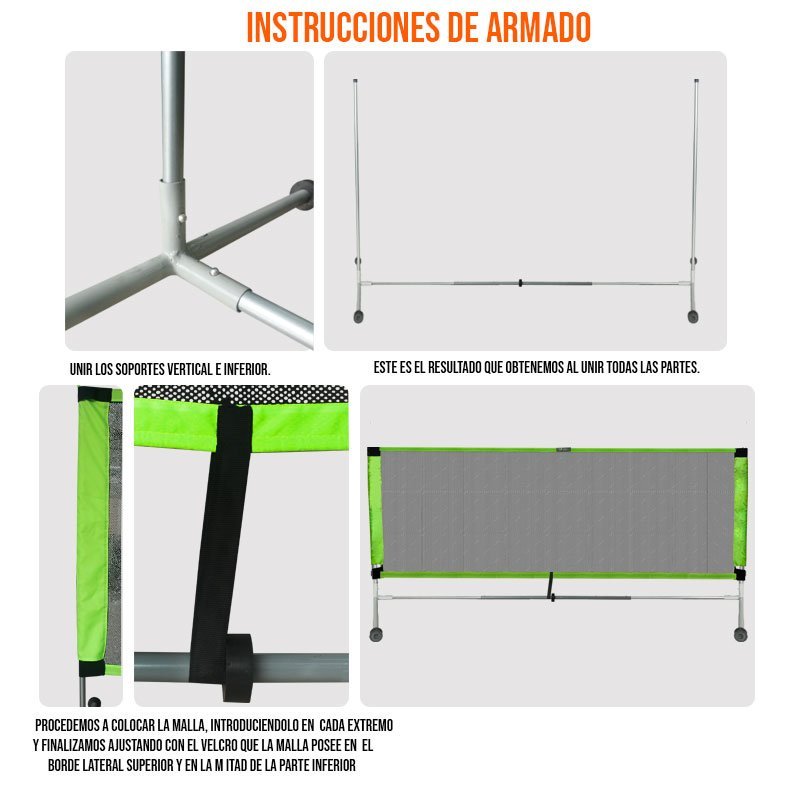 Set Malla Futbol Tenis PowerTraining