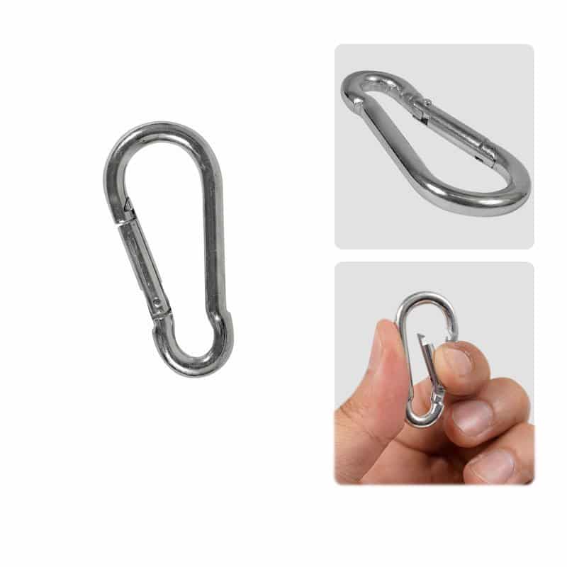 Mosqueton Con Rosca 8Mm 120Kg 264Lbs - ROPSTAR - Kywi Mosqueton Con Rosca 8Mm 120Kg 264Lbs - ROPSTAR - Kywi